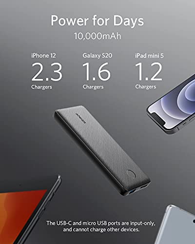 Anker Power Bank(PowerCore 10K),Compact Travel-Ready 10,000mAh Battery Pack  848061025606| eBay