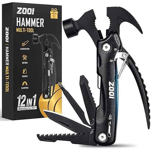 ZOOI - 12 in 1 Hammer Multitool - Camping Multitool & Pocket